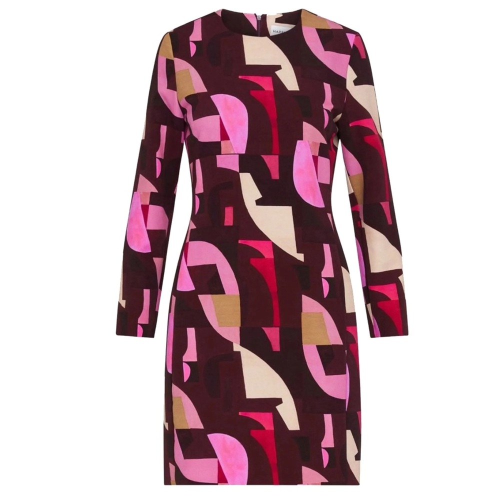 MARELLA Multicolor Geometric Dress y.